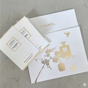 CHANEL Coco Mademoiselle L’EAU Privee 2pc set with Chanel Note card & envelope